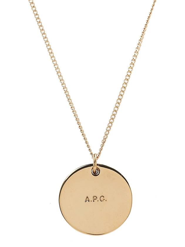 Eloy Double Medallion Necklace Gold Silver - A.P.C. - BALAAN 5