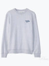 Handwriting Regular Sweatshirt Light Grey Melange - MAISON KITSUNE - BALAAN 2