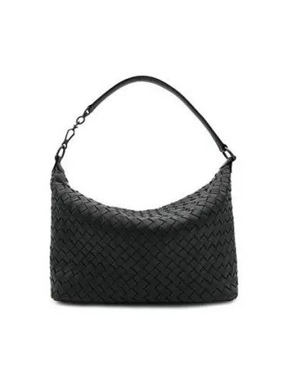 Intrecciato Napa Leather Shoulder Bag Black - BOTTEGA VENETA - BALAAN 2