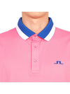 Golf Wear Benji Men s Collar Short Sleeve T Shirt GMJT08409 S098 - J.LINDEBERG - BALAAN 7