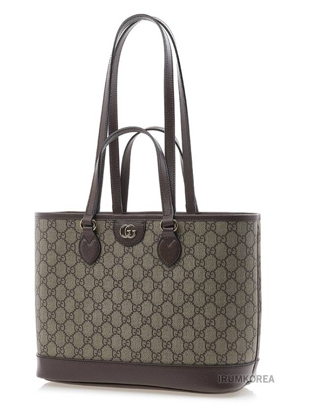 Ophidia GG Mini Tote Bag Beige Ebony - GUCCI - BALAAN 3