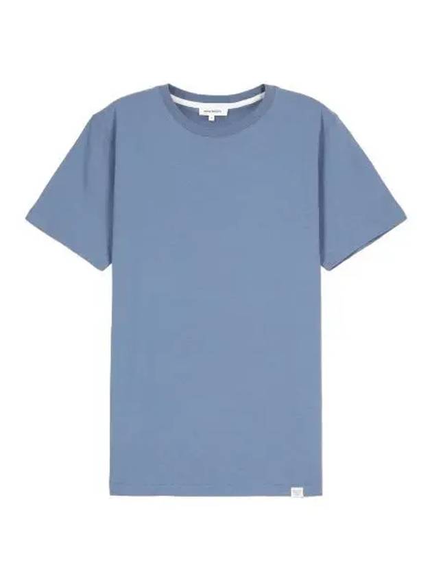 Nils Standard Short Sleeve T Shirt Light Stone Blue Tee - NORSE PROJECTS - BALAAN 1