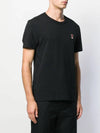 Small Heart Logo Short Sleeve T-Shirt Black - AMI - BALAAN 6