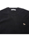 Maison Kitsune Men's Baby Fox Wool Knit HM00502KT1006 BK - MAISON KITSUNE - BALAAN 3