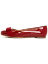 Ferragamo VARINA ROSSO 0592125 Women s Flat Shoes - SALVATORE FERRAGAMO - BALAAN 4