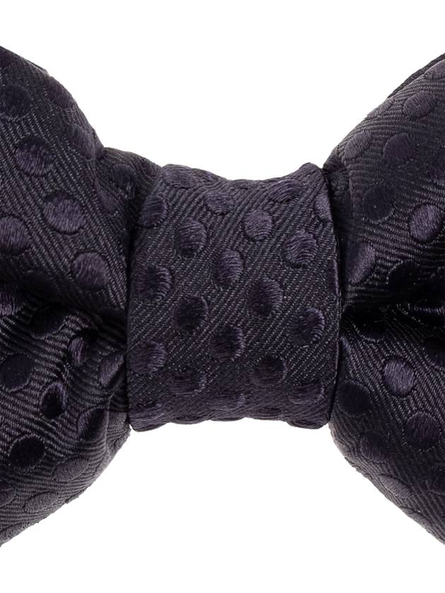 Tom Ford Silk Bow Tie, Men's, Navy Blue - TOM FORD - BALAAN 3