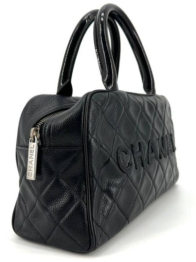 Caviar mini bowling bag tote Boston - CHANEL - BALAAN 2