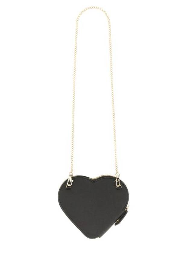 ORB Logo Heart Cross Bag Black - VIVIENNE WESTWOOD - BALAAN 5