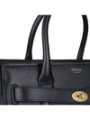 Small Classic Grain Zipper Tote Bag Black - MULBERRY - BALAAN 9