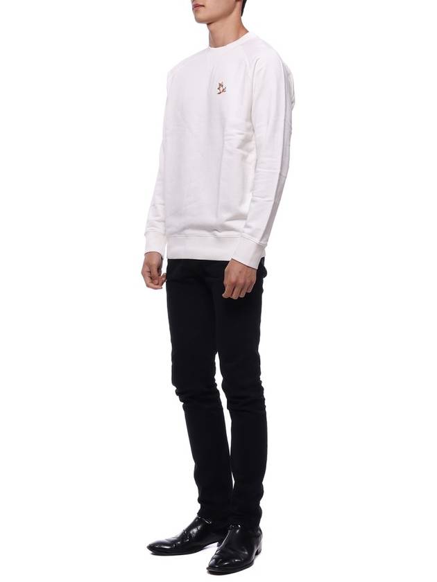 Chillax Fox Patch Classic Sweatshirt Ecru - MAISON KITSUNE - BALAAN 5