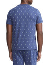 Men's All Over Pony Sleepwear Short Sleeve T-Shirt Blue - POLO RALPH LAUREN - BALAAN 4