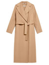 POLDO Belted Wool Single Coat Camel - S MAX MARA - BALAAN 1