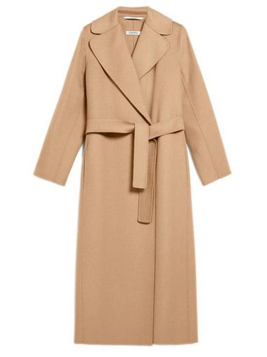 Poldo Belted Wool Single Coat Camel - S MAX MARA - BALAAN 1