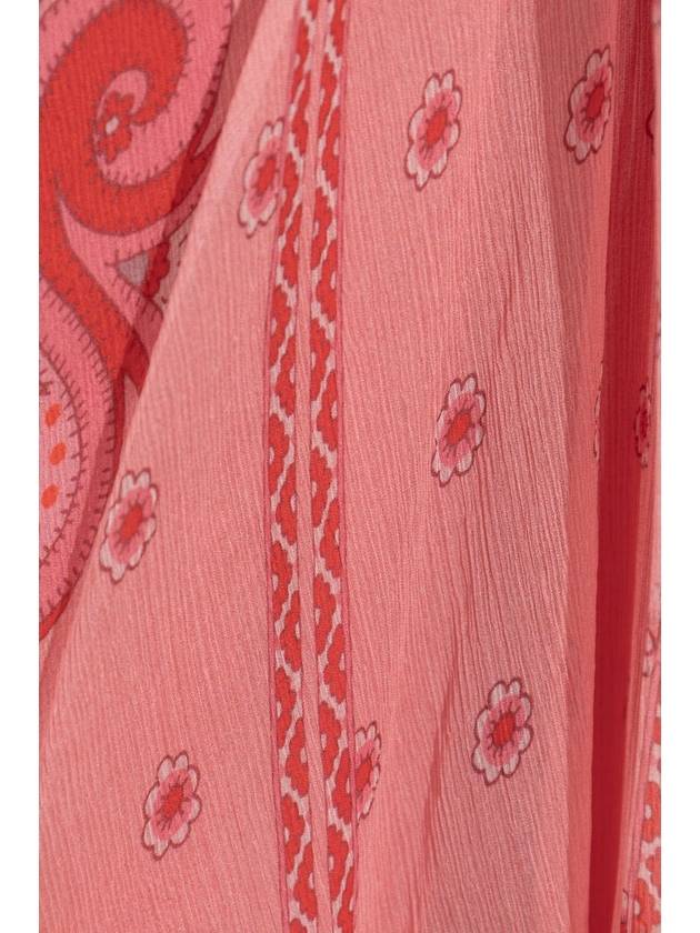 Etro Silk Dress With Decorative Print, Women's, Pink - ETRO - BALAAN 5