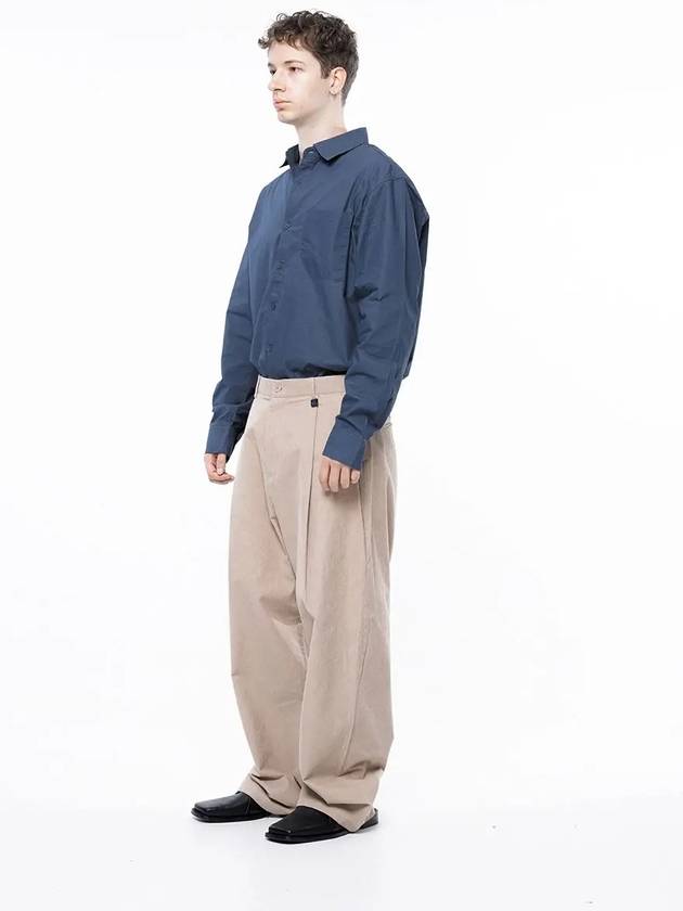 Men s M243PT01BE Corduroy One Tuck Wide Pants Beige - CHANCE'S NOI - BALAAN 5