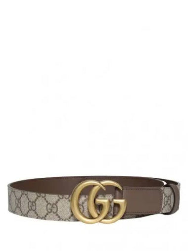 Double buckle GG belt - GUCCI - BALAAN 1