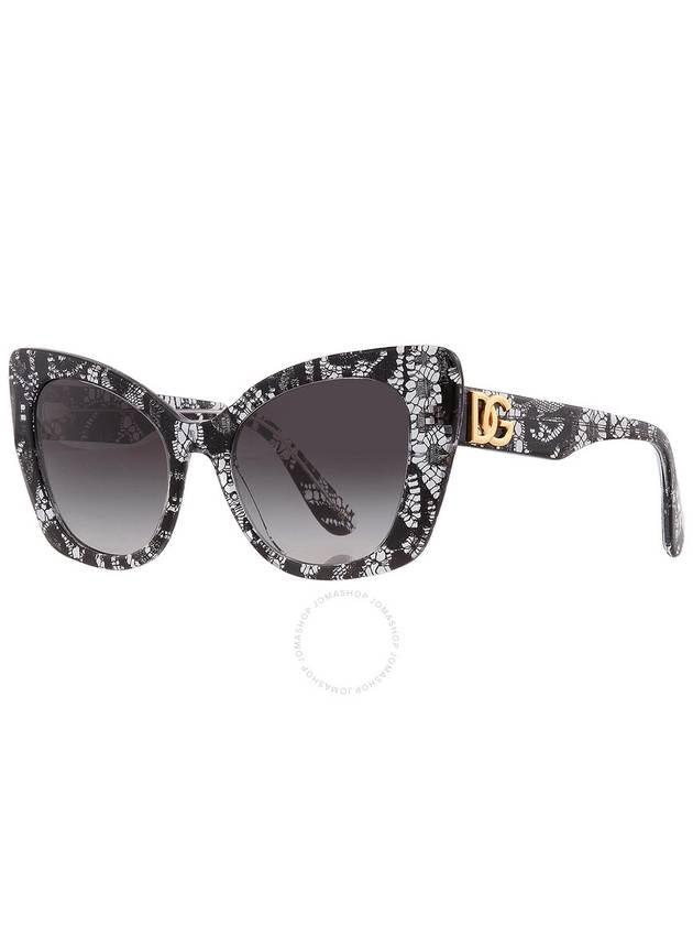 Eyewear Lace Detail Cat Eye Frame Sunglasses DG4405 - DOLCE&GABBANA - BALAAN 4