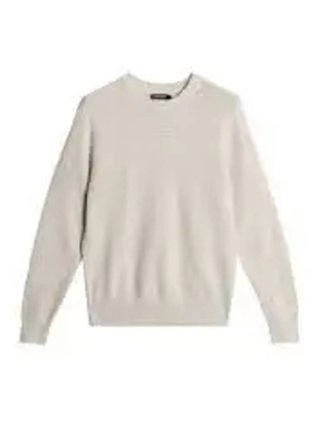 Men's Oliver Structure Knit Top Moonbeam - J.LINDEBERG - BALAAN 2