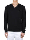 Lymann V-Neck Knit Top Black - J.LINDEBERG - BALAAN 3