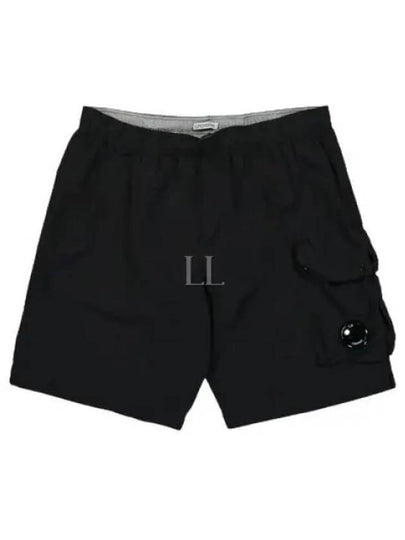 Flat Nylon Lens Beachwear Shorts Black - CP COMPANY - BALAAN 2