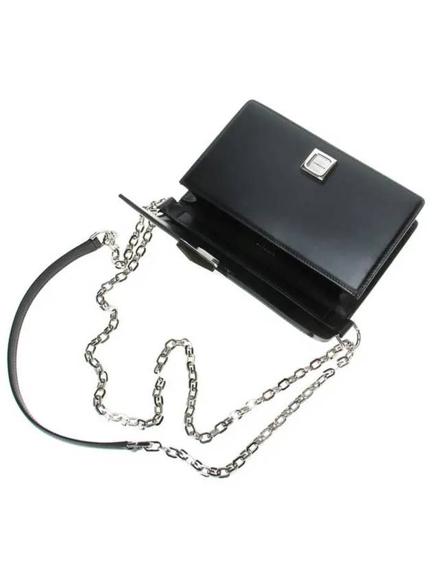 Box 4G Chain Small Leather Shoulder Bag Black - GIVENCHY - BALAAN 7