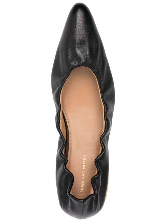 Dries Van Noten Metallic Heeled Ballerinas Shoes - DRIES VAN NOTEN - BALAAN 5