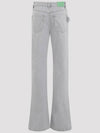 Flare Denim Jeans Light Grey Wash - BOTTEGA VENETA - BALAAN 3