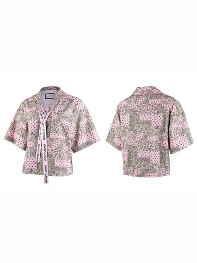 Golf Women s Paisley Button Up Shirt Pink - HENRY STUART - BALAAN 3