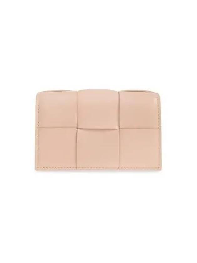 Intrecciato Flap Card Wallet Lotus - BOTTEGA VENETA - BALAAN 2