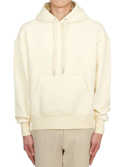 Label Hoodie Ivory - AMI - BALAAN 2