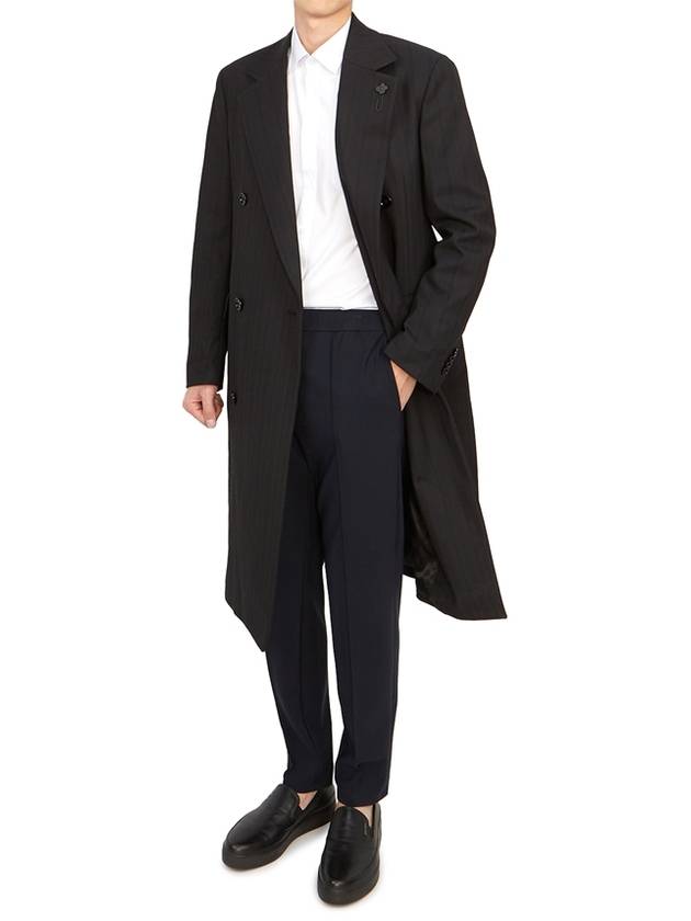 Men's Double Coat Black - RVR LARDINI - BALAAN 7