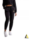 Women's Stardust Logo Fleece Jogger Track Pants Black - NIKE - BALAAN 2