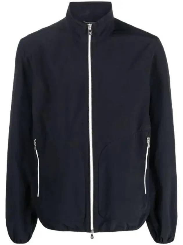 High Neck Track Zip-Up Jacket Blue - BRUNELLO CUCINELLI - BALAAN 1