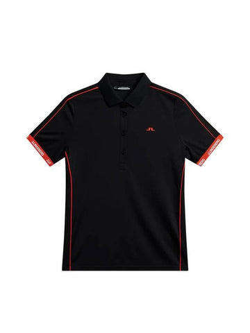 Demi Polo Shirt Black - J.LINDEBERG - BALAAN 1