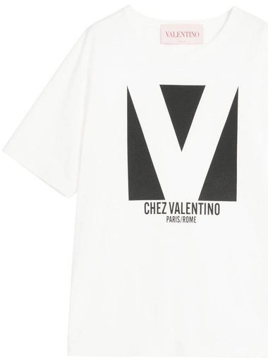 Valentino Garavani T-shirts and Polos White - VALENTINO - BALAAN 1