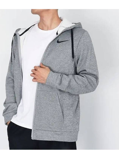 Therma Zip-Up Hoodie Grey - NIKE - BALAAN 2