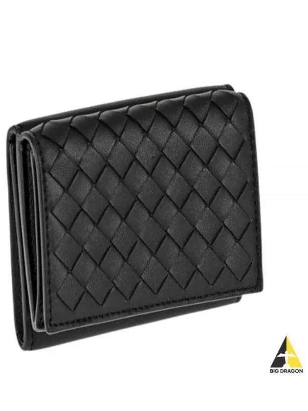 Intrecciato Small Card Wallet Black - BOTTEGA VENETA - BALAAN 2