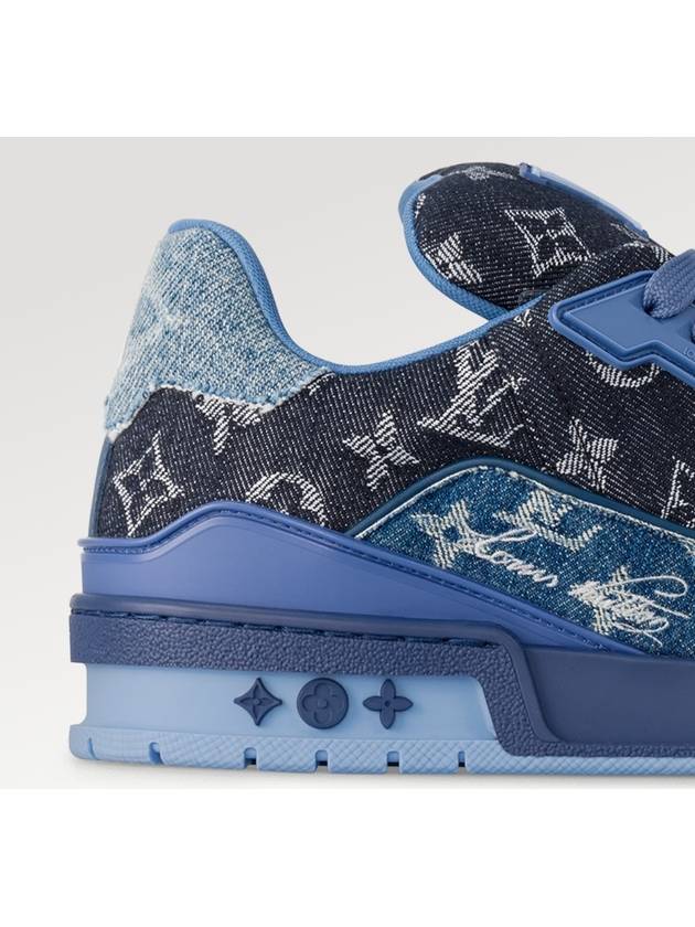 LV Trainer Low Top Sneakers Blue - LOUIS VUITTON - BALAAN 3