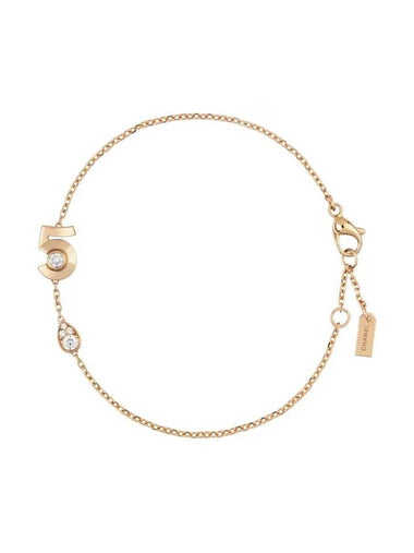 Extrait de N 5 bracelet18K beige gold and diamonds J12428 - CHANEL - BALAAN 1