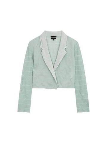 Women s Easy No Cheat Open Cardigan Green 271056 - EMPORIO ARMANI - BALAAN 1