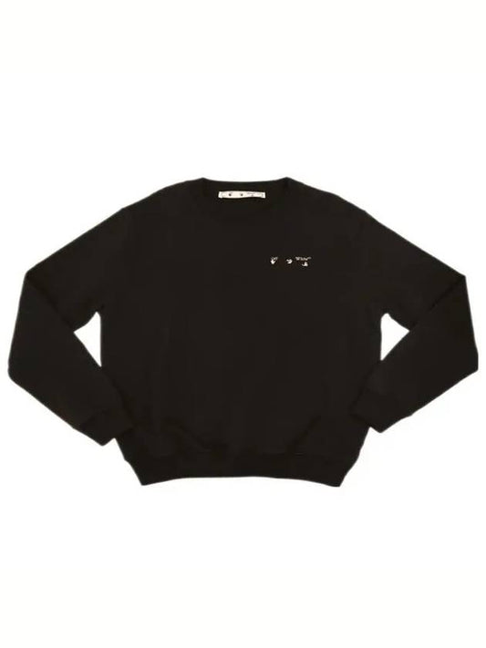 Liquid Melt Arrow Sweatshirt Black - OFF WHITE - BALAAN.