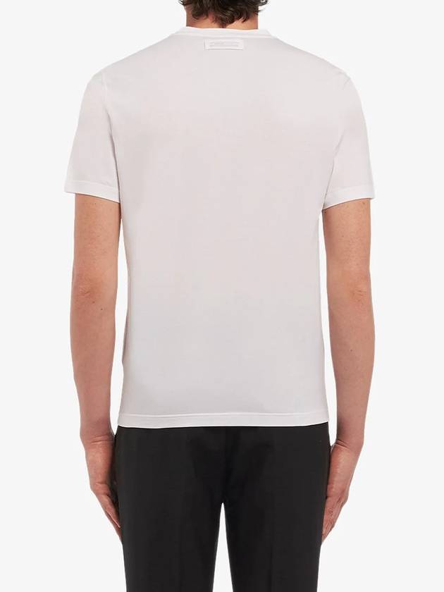 PRADA classic fitted t-shirt white - PRADA - BALAAN 4