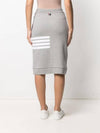 Women's 4-Bar Stripe Drawstring Skirt Grey - THOM BROWNE - BALAAN 5