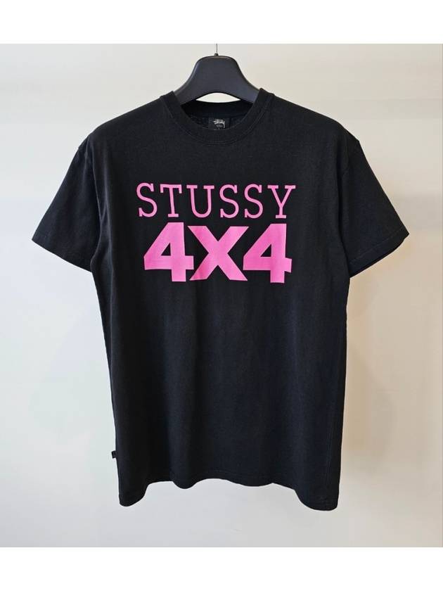 AU Australia 4X4 TShirt ST0M0353 Pigment Black MENS - STUSSY - BALAAN 5