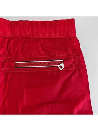 Men s logo patch shorts swim pants red 2C00007 53326 455 - MONCLER - BALAAN 2