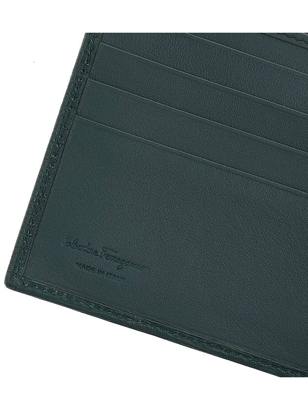 Gancini Half Wallet Green - SALVATORE FERRAGAMO - BALAAN 9