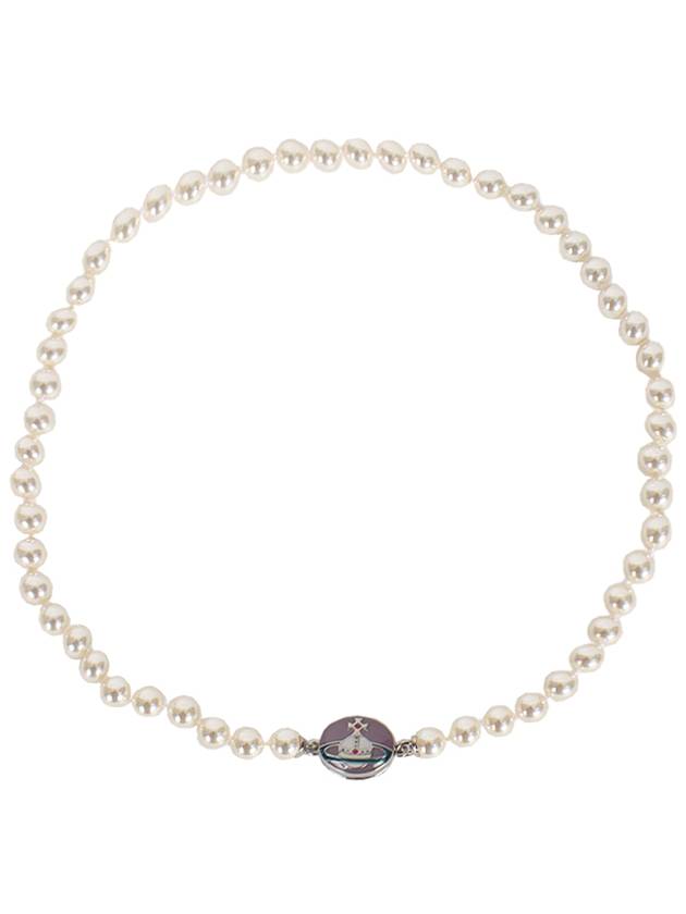 Loelia Pendant Pearl Necklace Ivory - VIVIENNE WESTWOOD - BALAAN 2