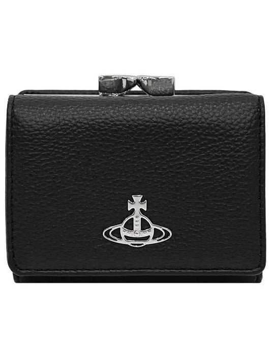 Levigan grain half wallet black 5115002NW S000D N403 - VIVIENNE WESTWOOD - BALAAN 1