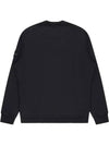 Wappen Patch Garment Dyed Sweatshirt Black - STONE ISLAND - BALAAN 3