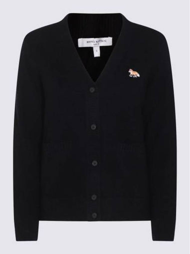 Baby Fox Patch Boxy Cardigan Navy - MAISON KITSUNE - BALAAN 1